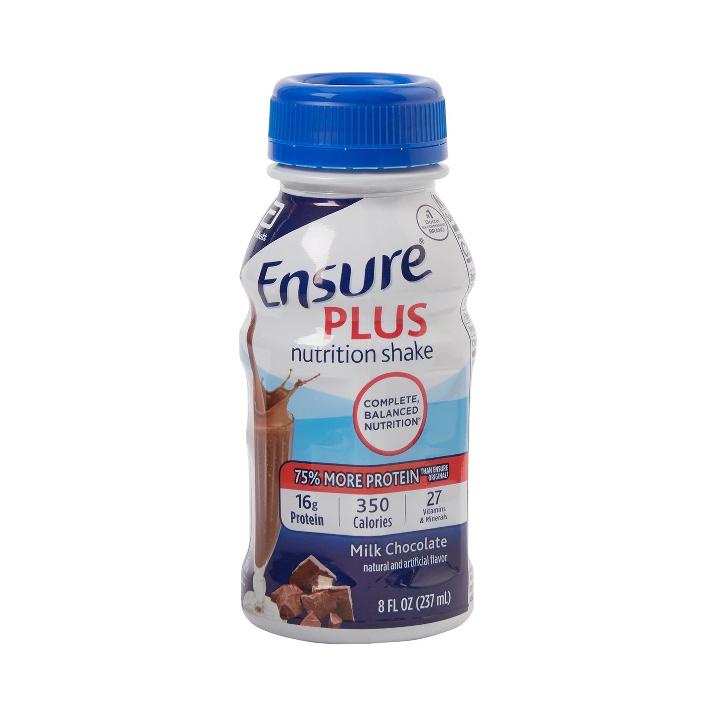 Ensure® Plus Therapeutic Nutrition, Chocolate, 8-ounce Bottle