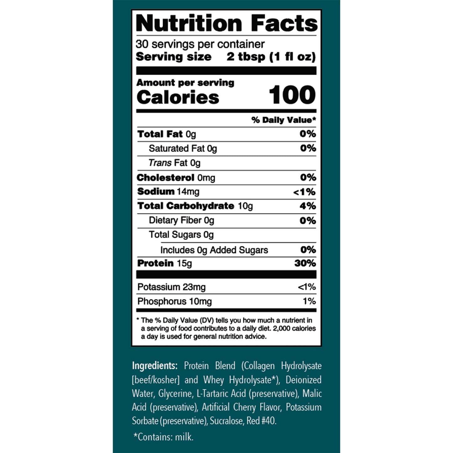 ProHeal™ Cherry Splash Liquid Protein Wound Recovery Formula, 30-ounce bottle