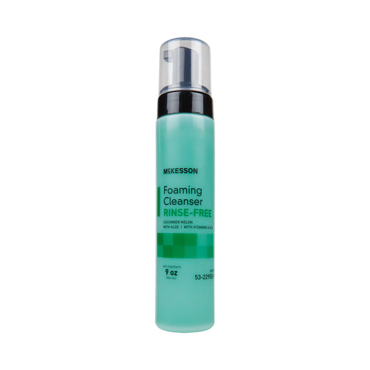 McKesson Rinse-Free Body Wash, Cucumber Melon Scent, 9 oz Pump Bottle