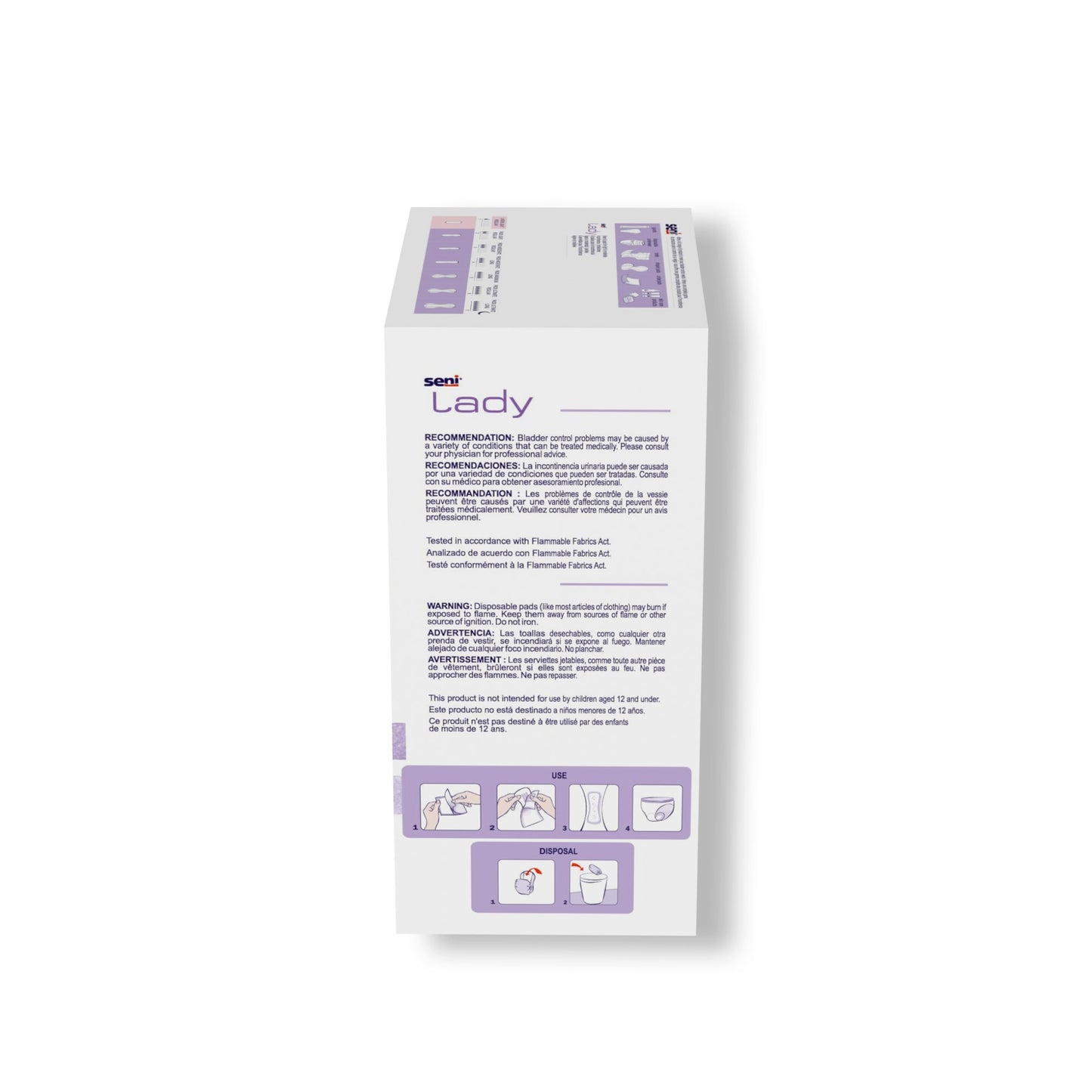 LINER, SENI LADY LT REG (36/PK6PK/CS)