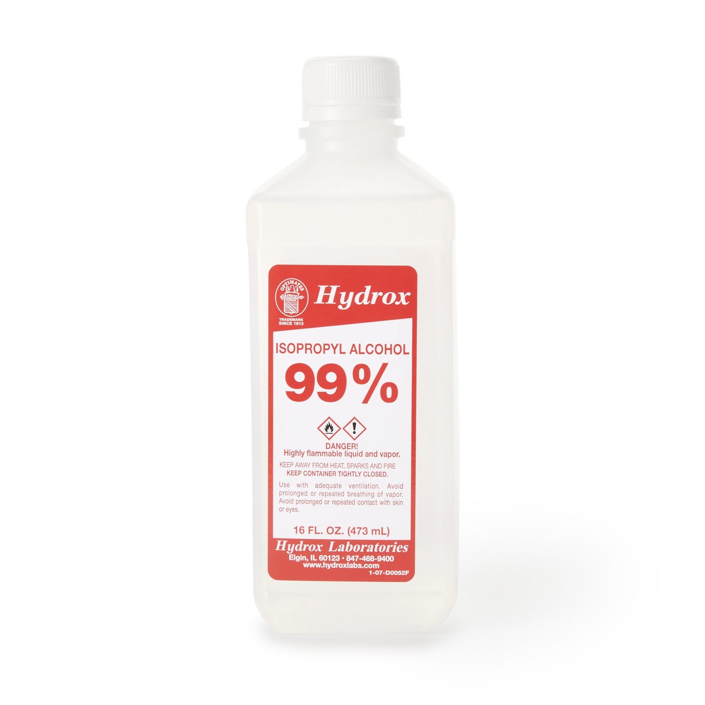 ALCOHOL ISO 99% 16OZ (12/CS)