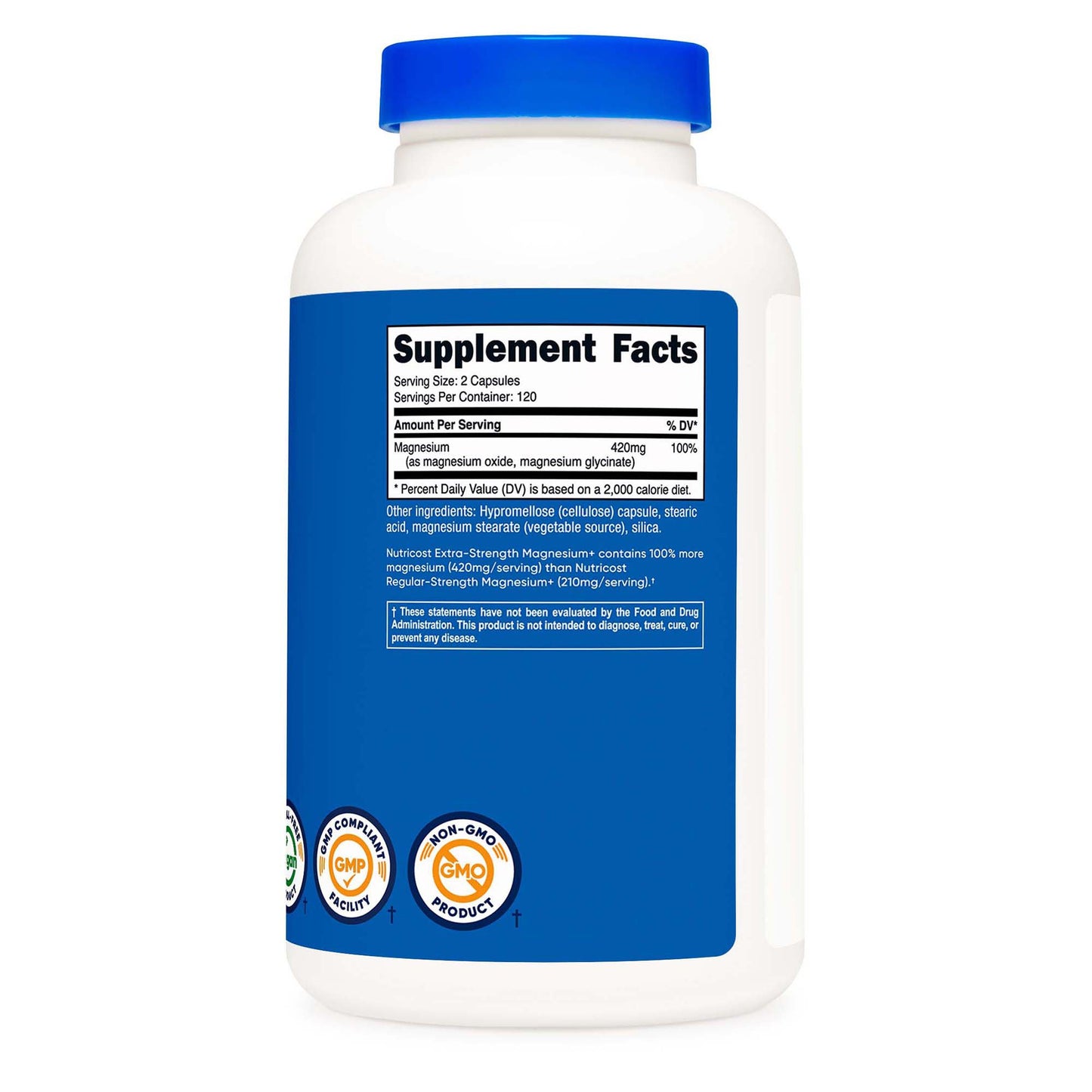 VITAMIN, CAP MAGNESIUM CITRATE420MG (240/BT 12BT/CS)