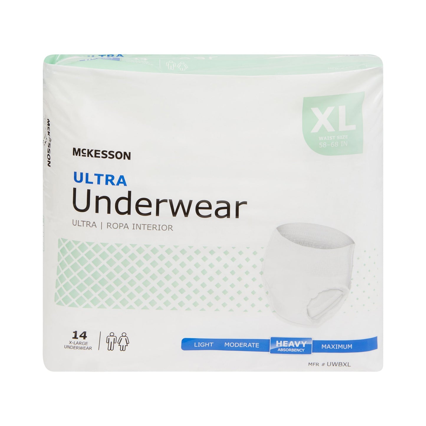 UNDERWEAR, ULTRA XLG 58-68 (14/BG 4G/CS)