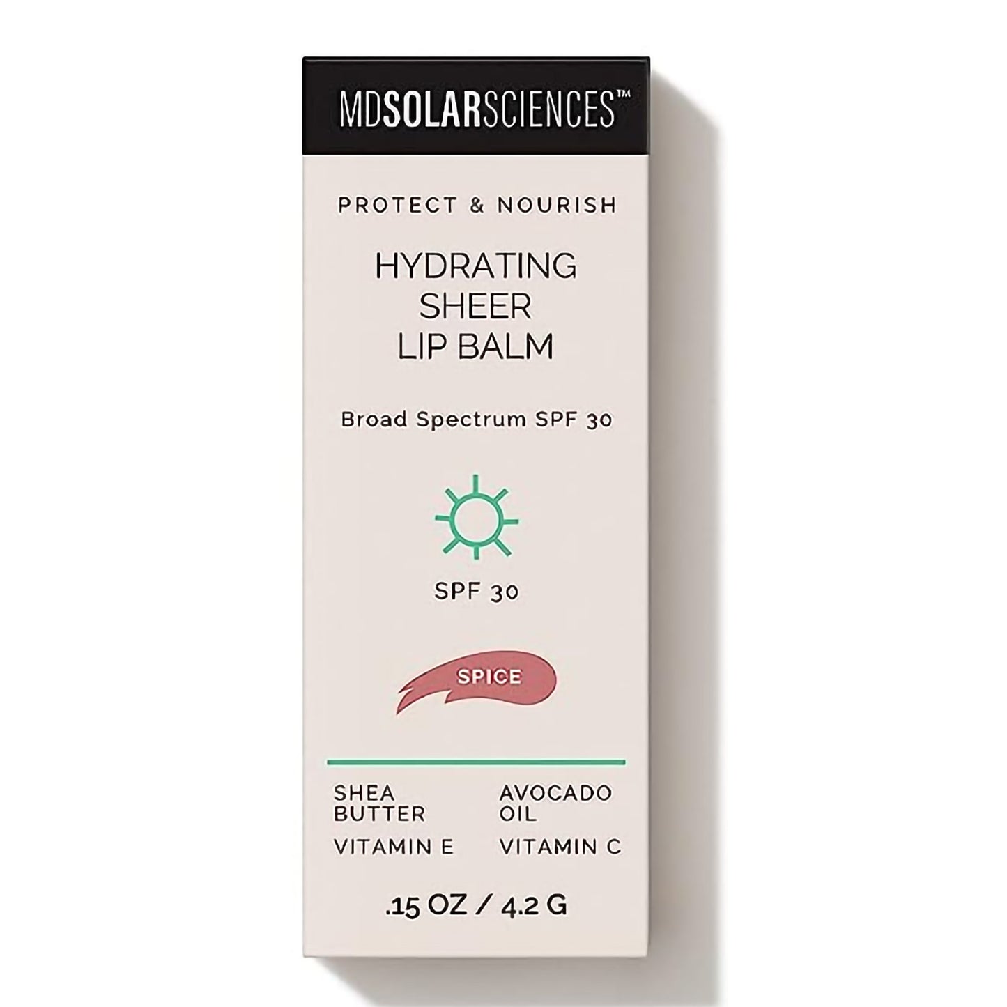 BALM, LIP SPF 30 HYDRATING SHEER SPICE 0.15OZ (6/PK 8PK/CS)