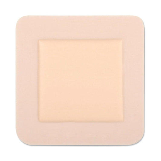 Optifoam® Adhesive with Border Foam Dressing, 6 x 6 Inch