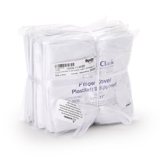 COVER, PILLOW ZIPPER 21"X27" 4MIL WHT (12/CS) PREDYN