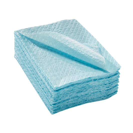 McKesson Deluxe Nonsterile Blue Procedure Towel, 13 x 18 Inch