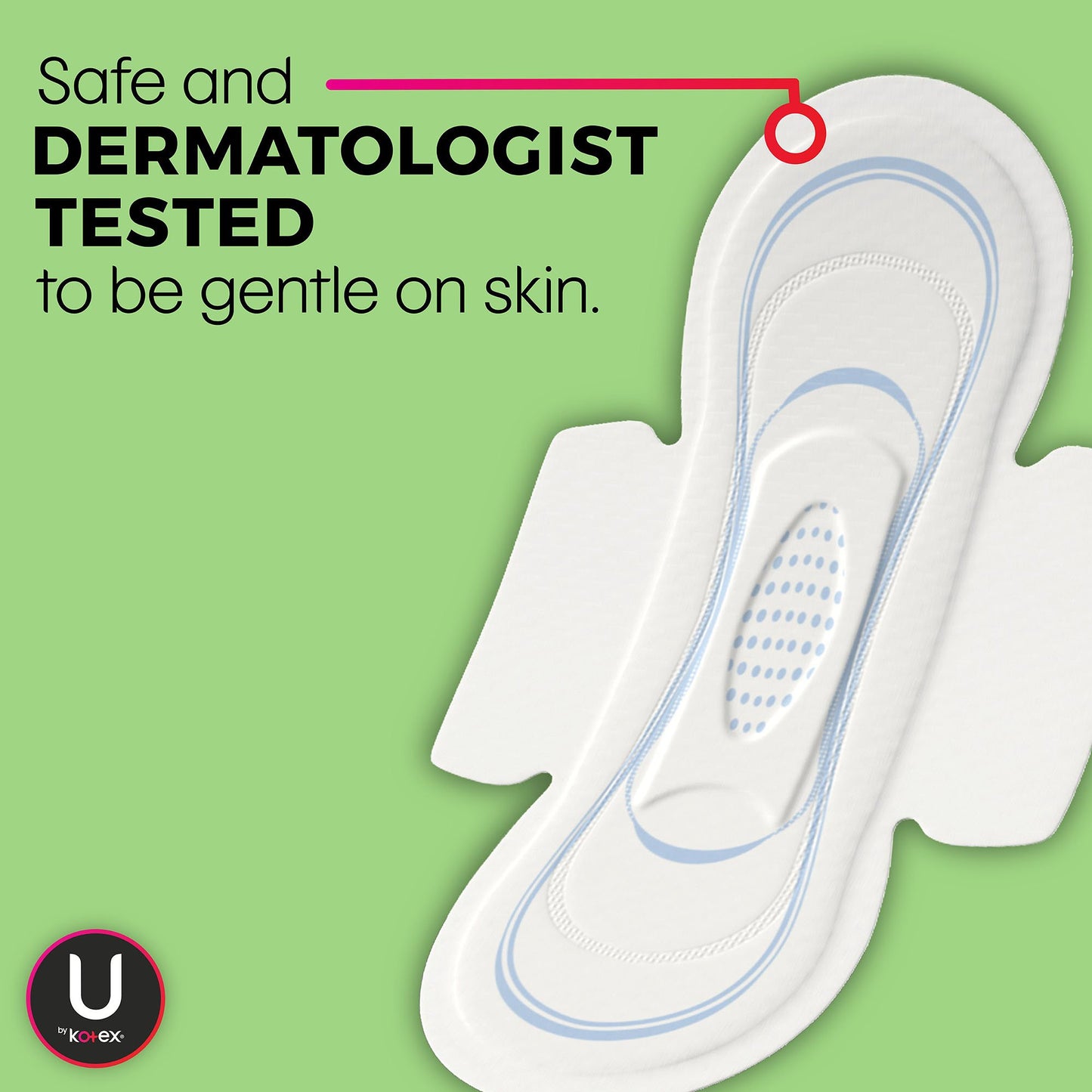 PAD, U BY KOTEX PREM ULTRA THIN REG W/WINGS (36/PK 6PK/CS)