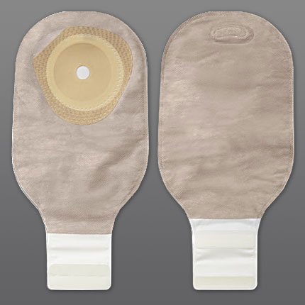 Premier™ One-Piece Beige Filtered Colostomy Pouch, Pre-cut to Fit 40 mm Stoma