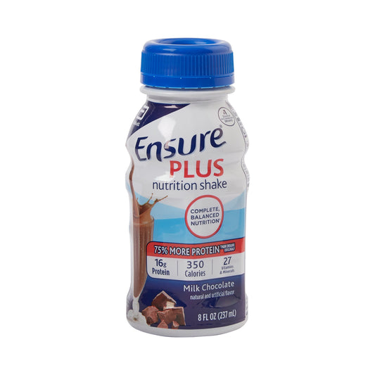 Ensure® Plus Therapeutic Nutrition, Chocolate, 8-ounce Bottle