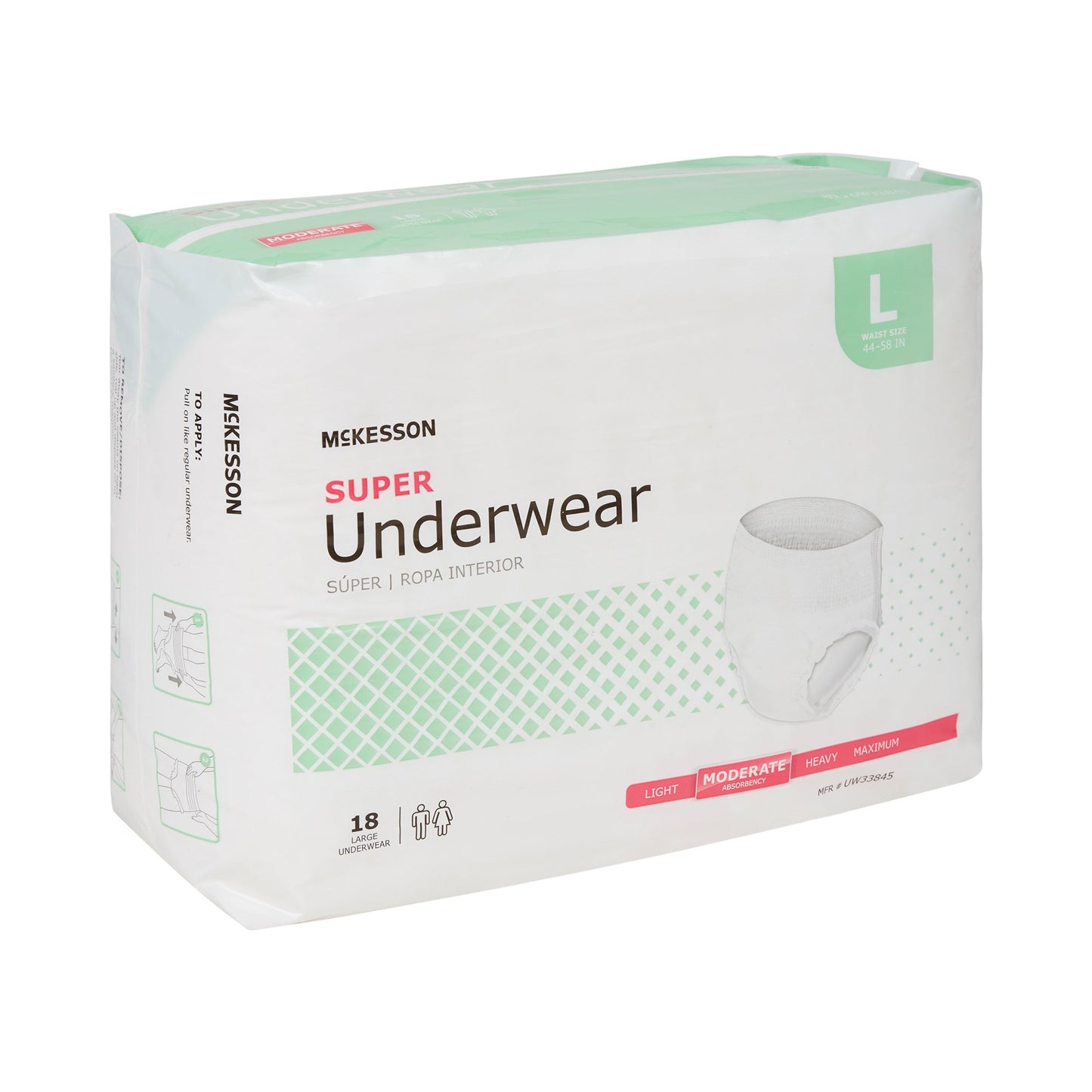 UNDERWEAR, SUPER LG 44-58 (18EA/BG 4BG/CS)