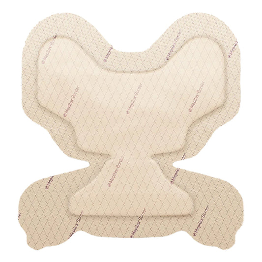 Mepilex® Border Heel Foam Dressing, 8-3/5 x 9 Inch