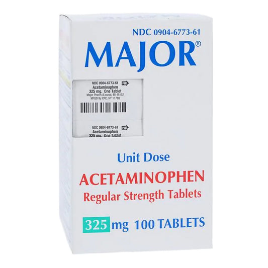 ACETAMINOPHEN, TAB 325MG UD (100/BX)