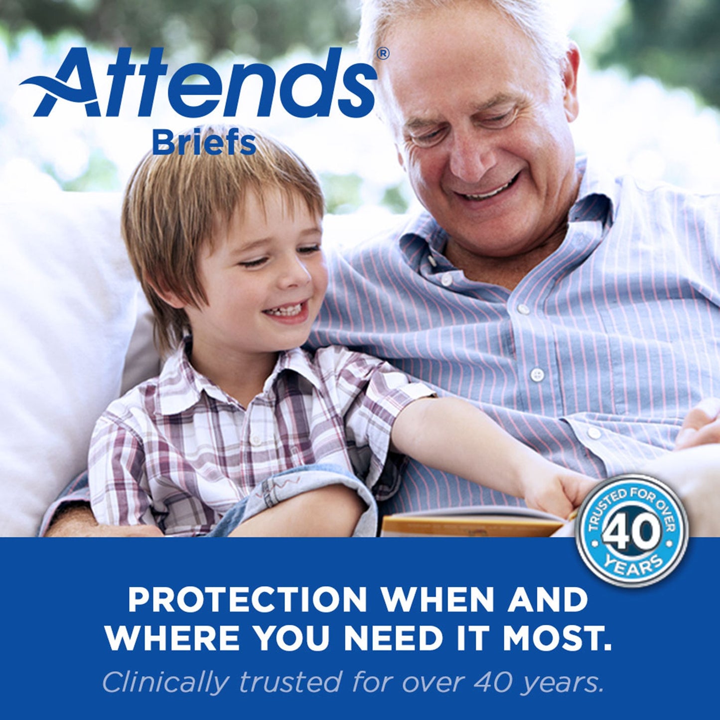 Attends® Briefs Youth/Small