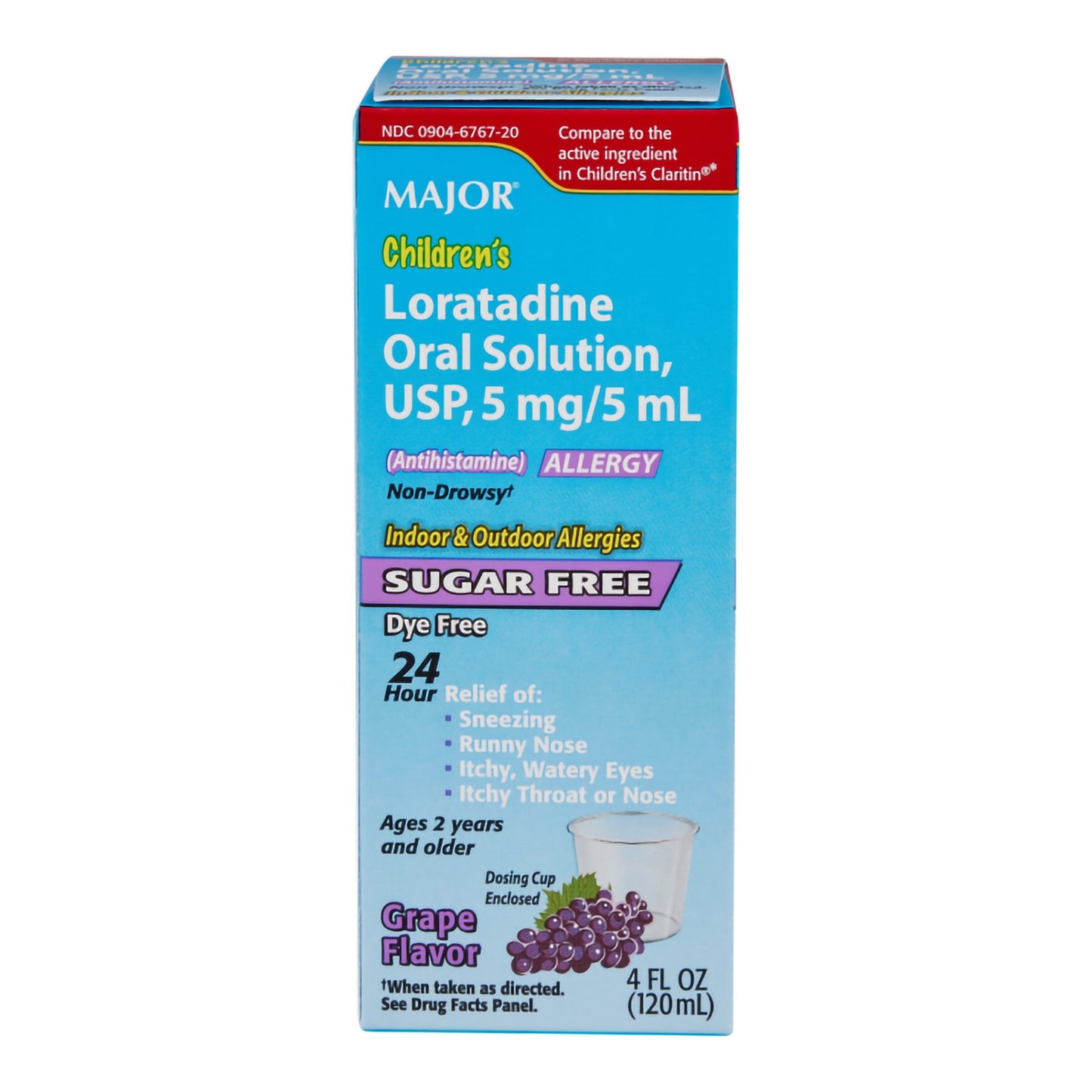 LORATADINE, SOL CHLD GRAPE 5MG/5ML 4OZ