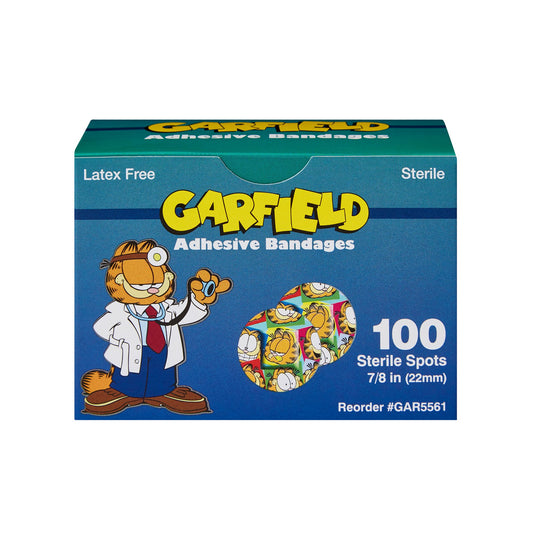 BANDAGE, ADHSV SPOT GARFIELD 7/8" (100/BX 12BX/CS)