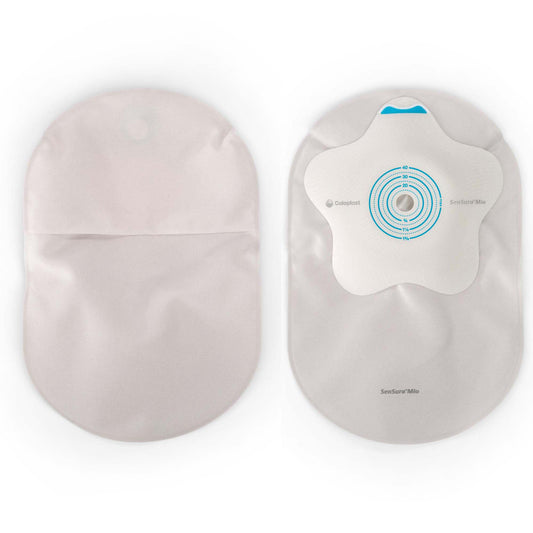 SenSura® Mio Convex Flip 1-Piece Closed End Opaque Ostomy Pouch, 10 – 40mm