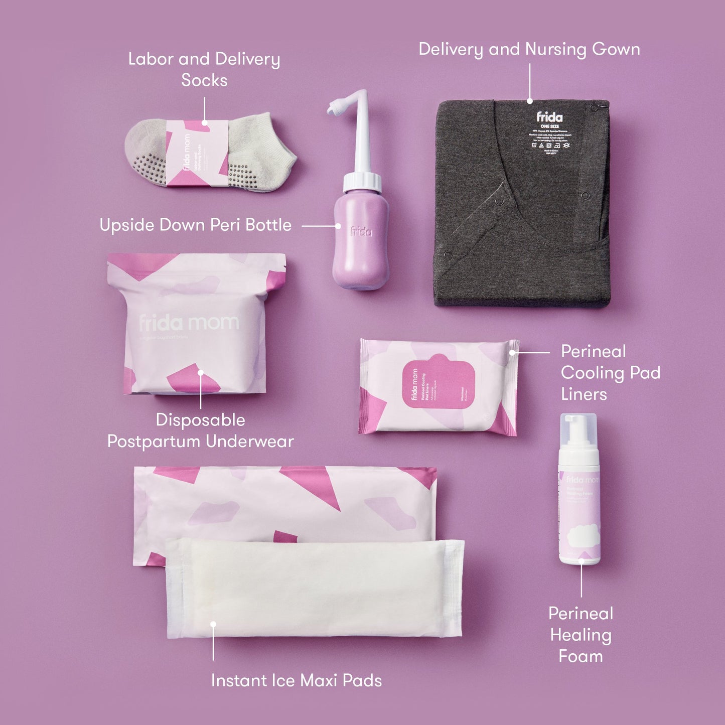 BAG KIT, HOSPITAL POSTPARTUM RECOVERY (4/CS)