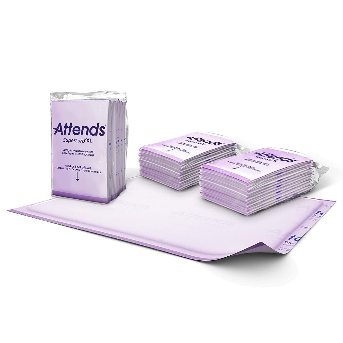Attends® Supersorb™ Bariatric XL Premium Underpad, 36 x 51 Inch
