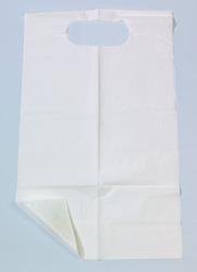 Tidi® Slipover Adult Economy Bib, 18 x 30 in., White