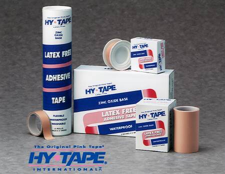 Hy-Tape® Zinc Oxide Adhesive Medical Tape, 1/2 Inch x 5 Yard, Pink