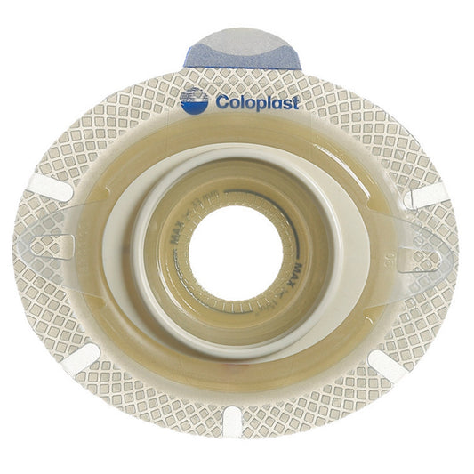 SenSura® Click Xpro Flat Ostomy Barrier, 20 mm Stoma Opening, Green Color Match