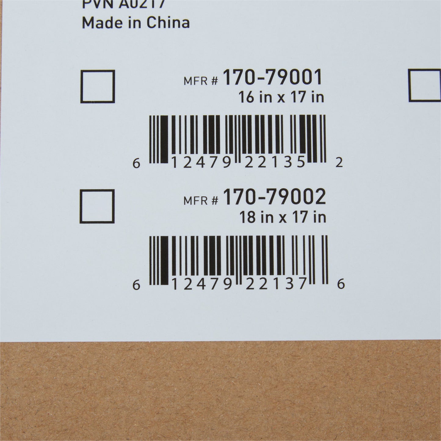 CUSHION, BACK W/LUMBAR SUPP 18"X17" (4/CS)