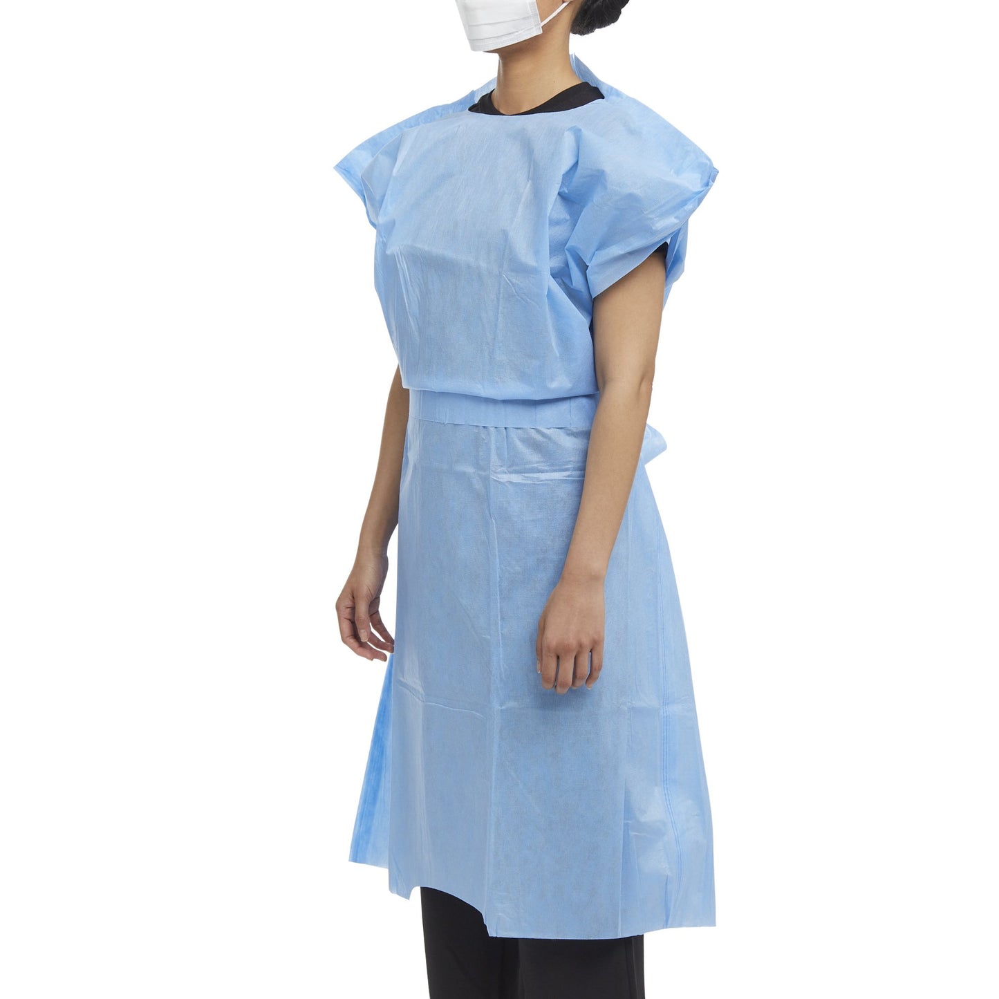 GOWN, XRAY BLU (10/BX 10BX/CS)