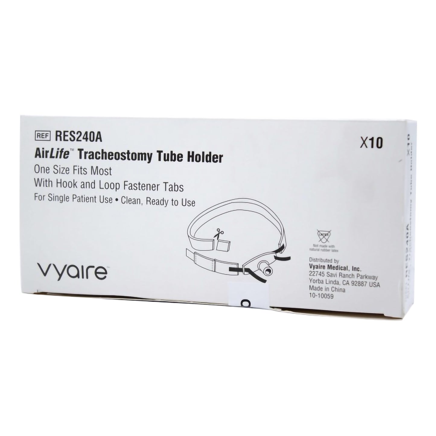 Tracheostomy Tube Holder AirLife 1 X 14 Inch Pediatric
