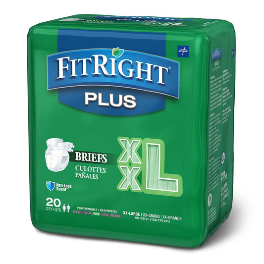 FitRight™ Plus Anti-Leak Guard Briefs, 2X-Large