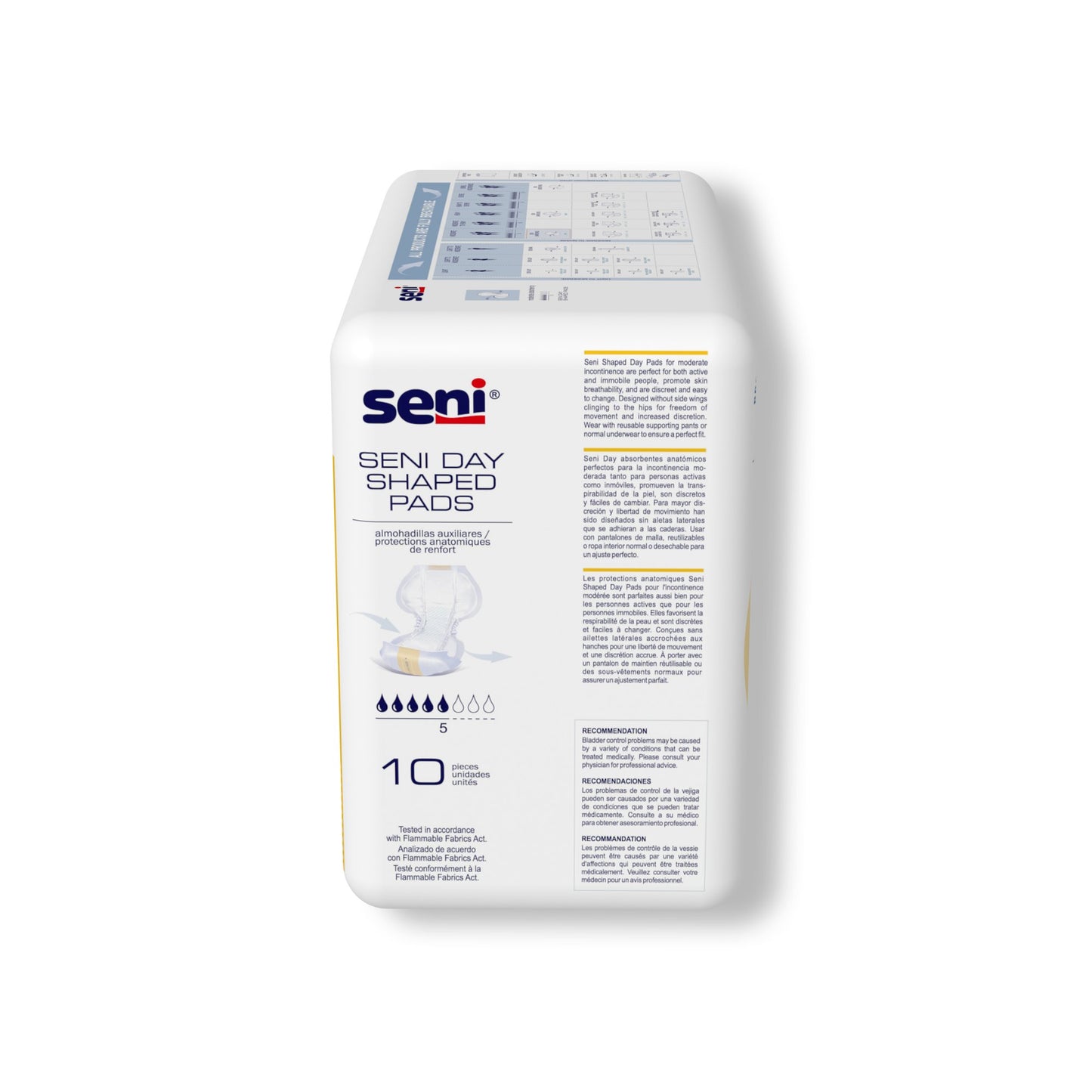 PAD, SENI SHAPED DAY (10/PK 6PK/CS)
