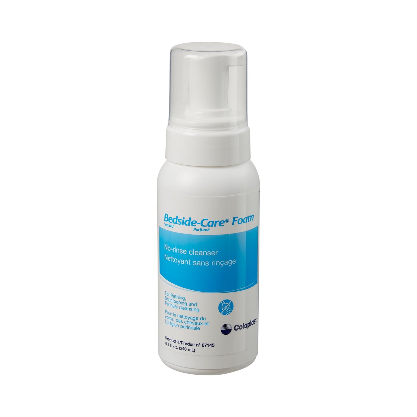 Bedside-Care® Foam Cleanser, Scented, Shampoo and Body Wash, 8.1-ounce bottle