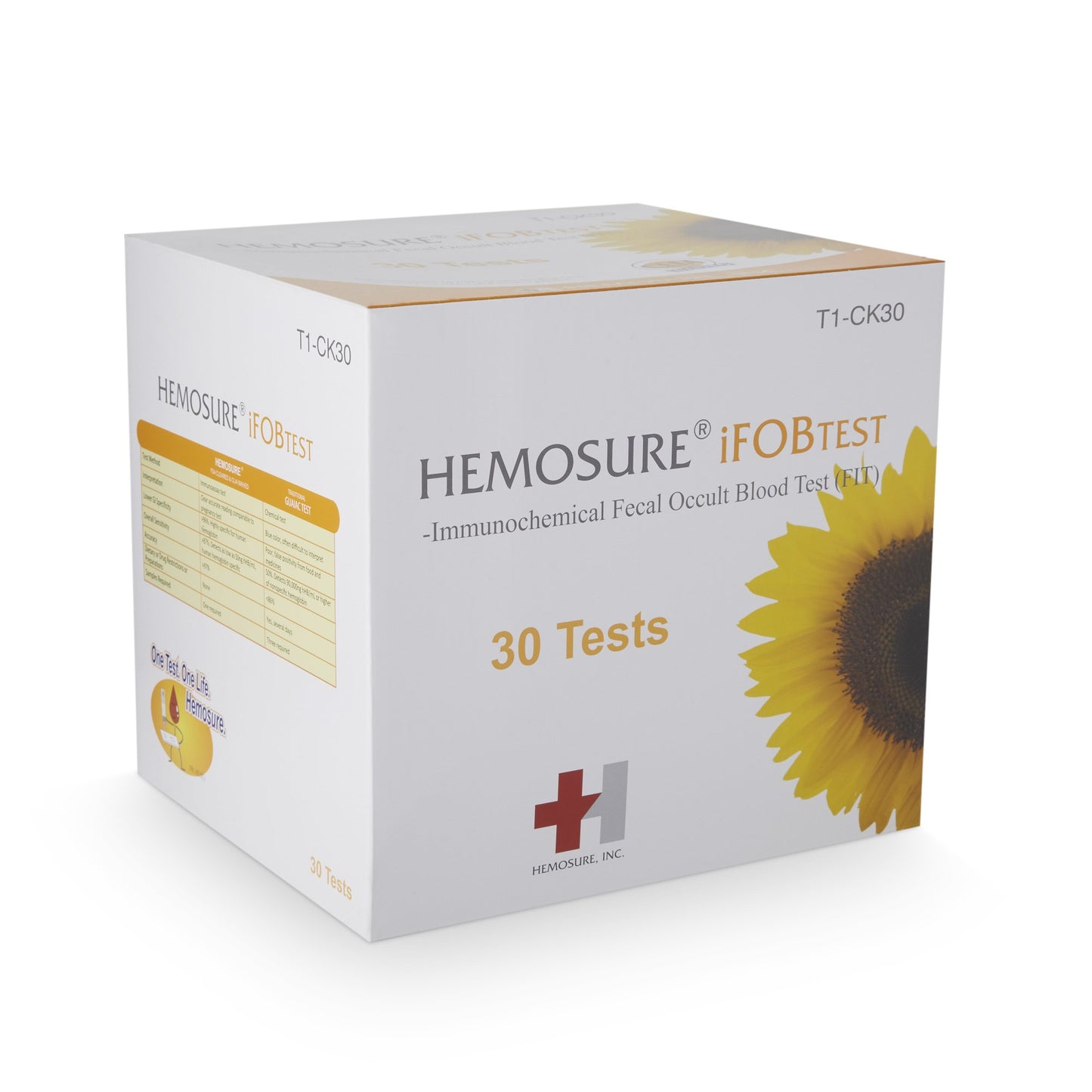 Hemosure® Fecal Occult Blood (iFOB or FIT) Colorectal Cancer Screening Test Kit
