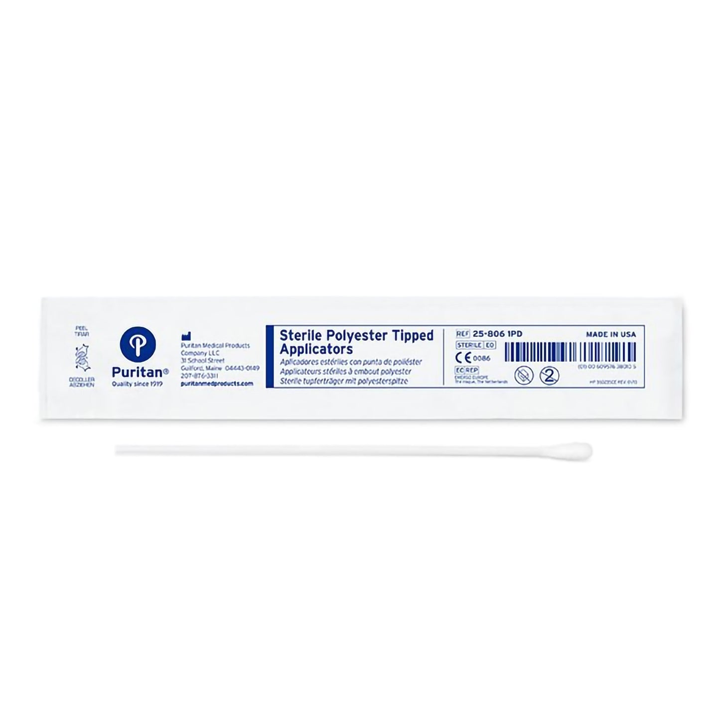 Puritan® Swabstick, 6-Inch Length