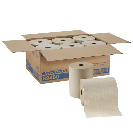 enMotion® Touchless Brown Paper Towel, 10 Inch x 800 Foot