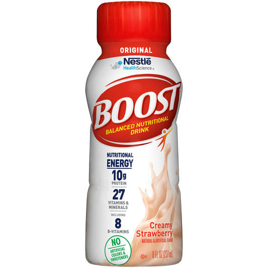 BOOST, ORIGINALCREAMY STRAWBERRY FE 8OZ (6/PK 4P/KCS)