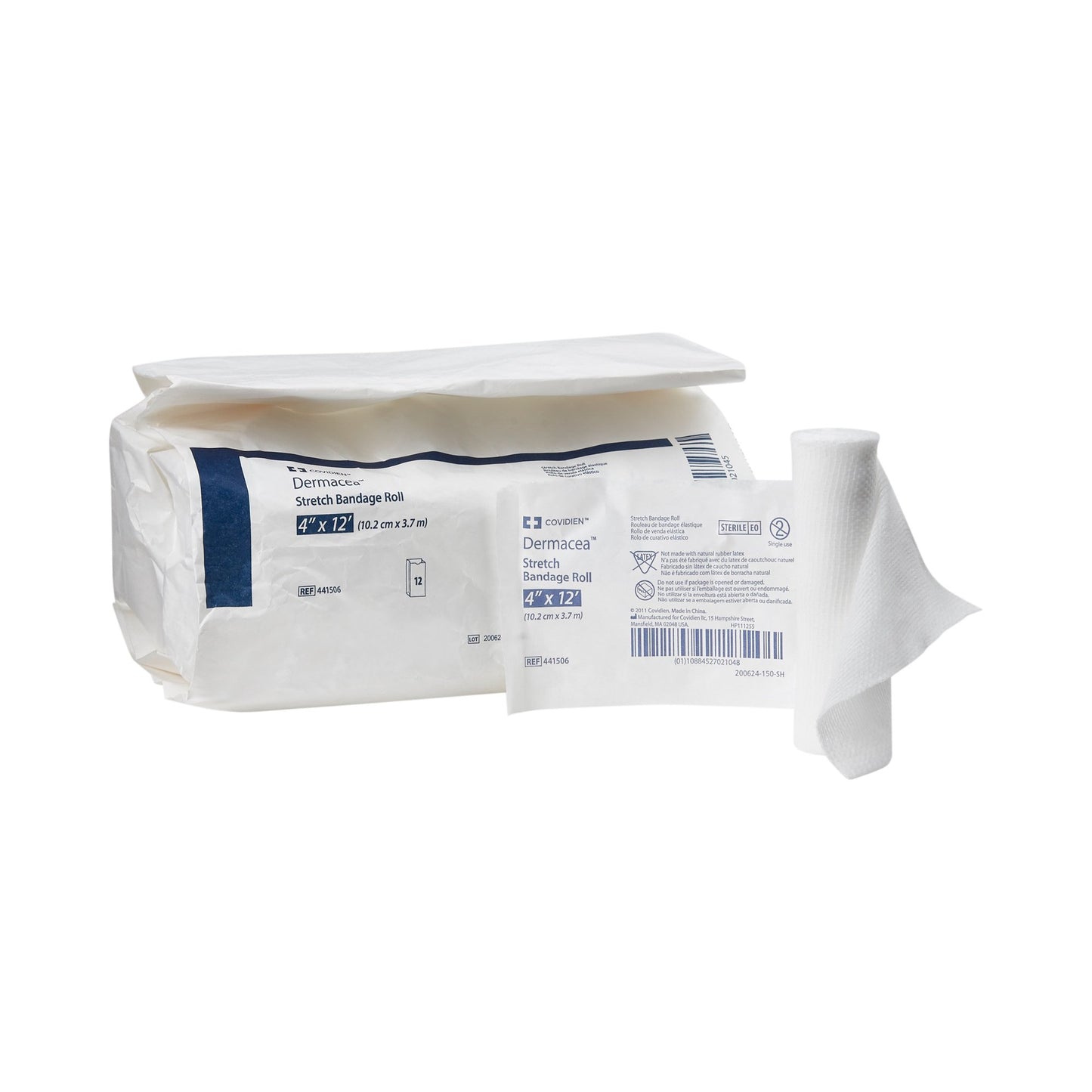 DRESSING, DERMACEA STRCH STR 4"X75" (12/BG 8BG/CS)