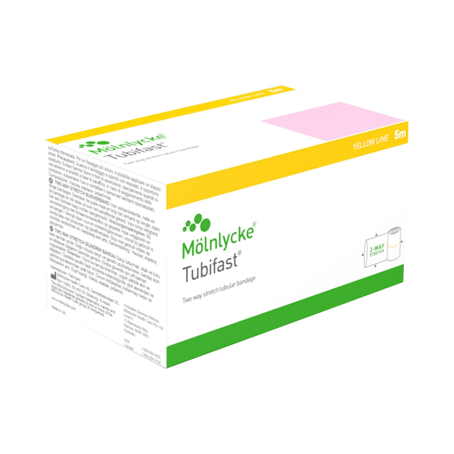 BANDAGE, TUBIFAST YLW XLG 4 7/8"X33' (1/BX)