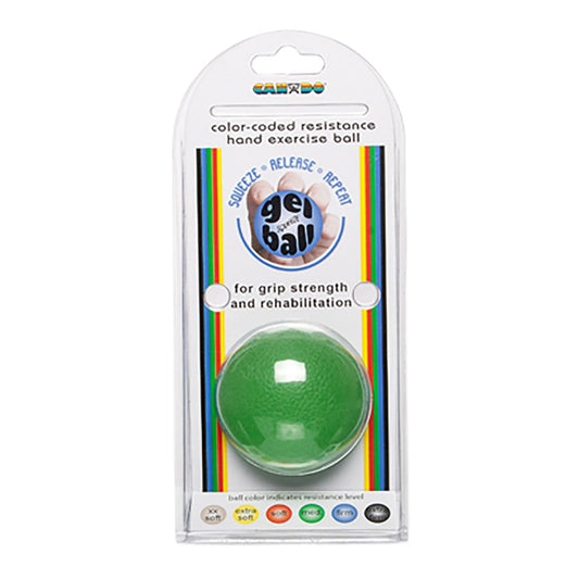 BALL, CANDO EXERCISE F/GRIP STRENGTH GRN