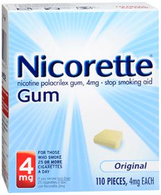 Nicorette® Stop Smoking Aid Gum 4 mg Original
