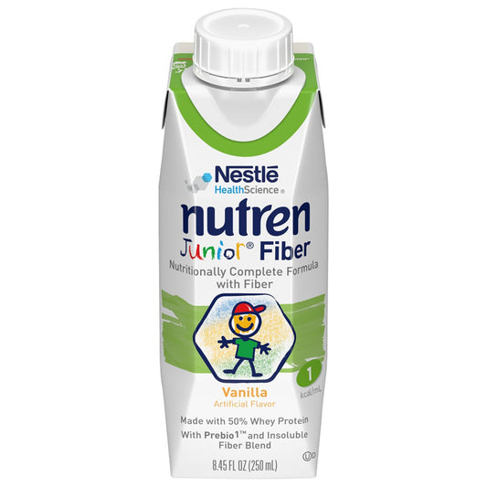 Nutren® Junior Nutritionally Complete Formula with Fiber, Vanilla, 8.45-ounce
