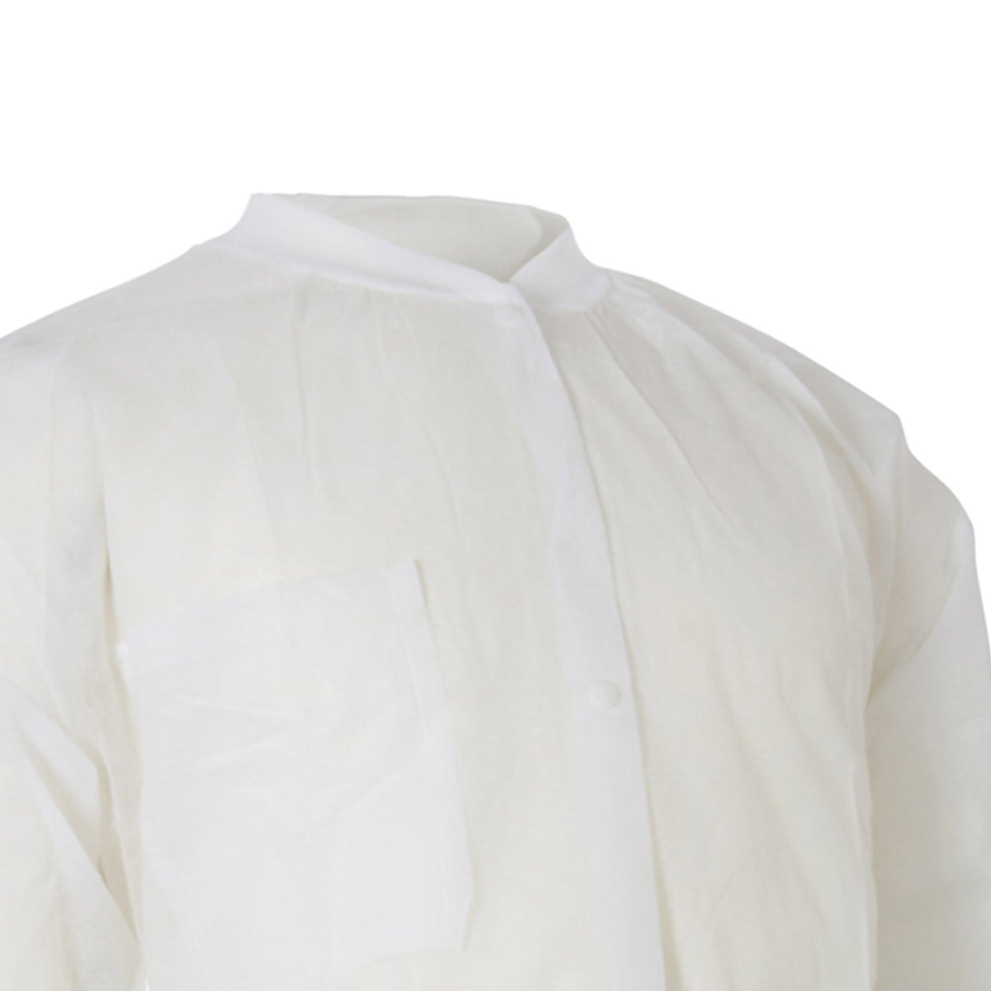 COAT, LAB KNITCUFF LF WHT LG/XLG (10/BG 3BG/CS)