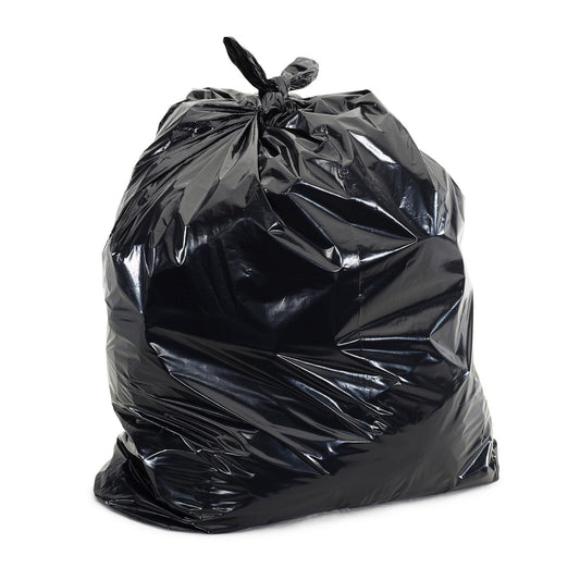 Colonial Bag Extra Heavy Duty Trash Bag, Black, 33 gal.