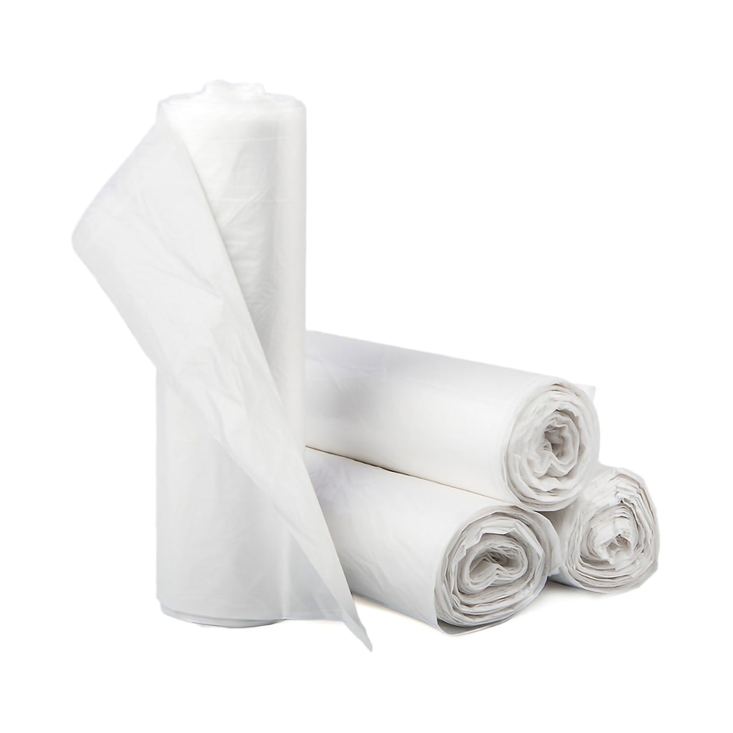 McKesson Extra Heavy Duty Clear Trash Bag, 45 gal, 17 Mic Gauge