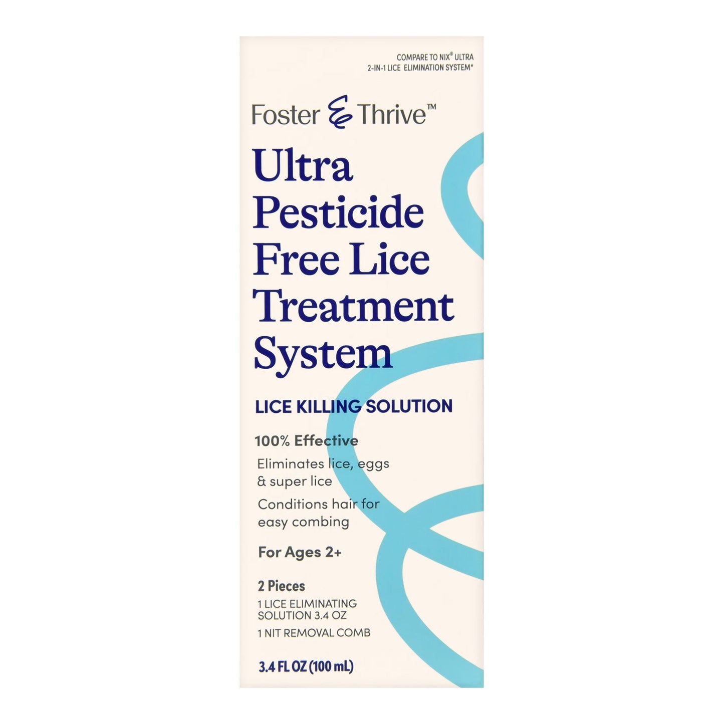 LICE TREATMENT, LIQ FT CRM RINSE1% 3.4OZ