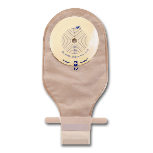 UltraMax™ One-Piece Transparent Ostomy Pouch, 9 Inch Length, Up to 1¾ Inch Stoma