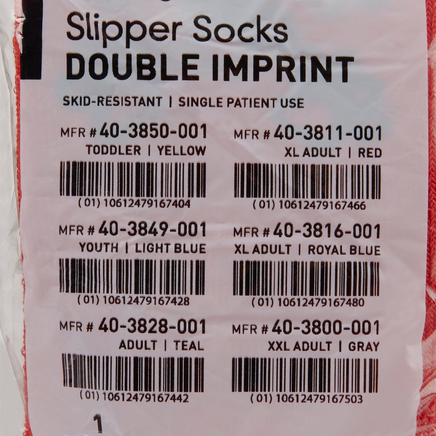 McKesson Terries™ Adult Slipper Socks, Extra Large