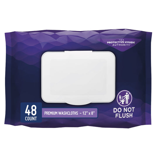 Prevail Personal Wipe with Aloe and Vitamin E, 8 X 12 Inch