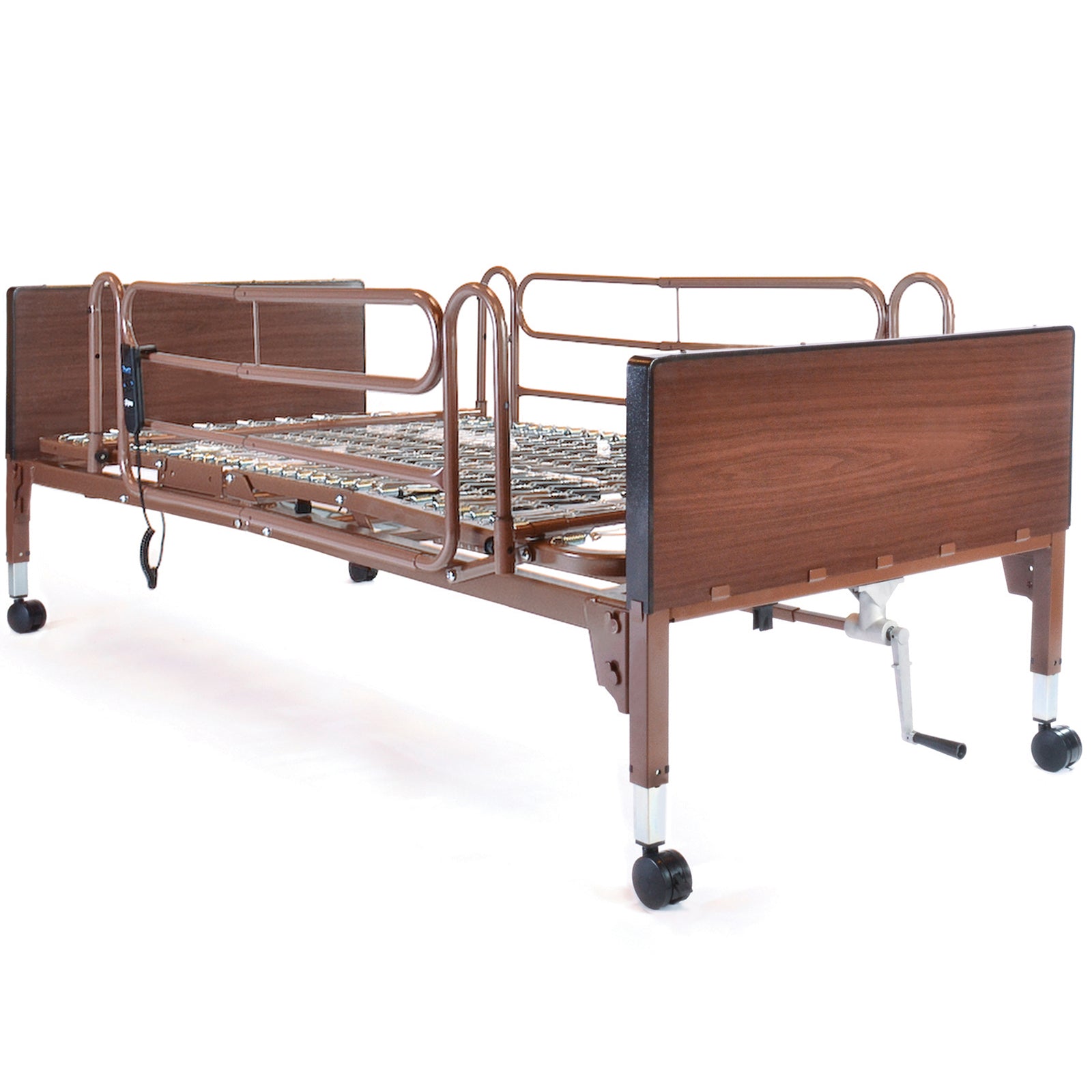 Path Rails Dme PROBASICS SEMI-ELECTRIC BED W/ FULL RAILS, SINGLE MOTOR – Family Care DME