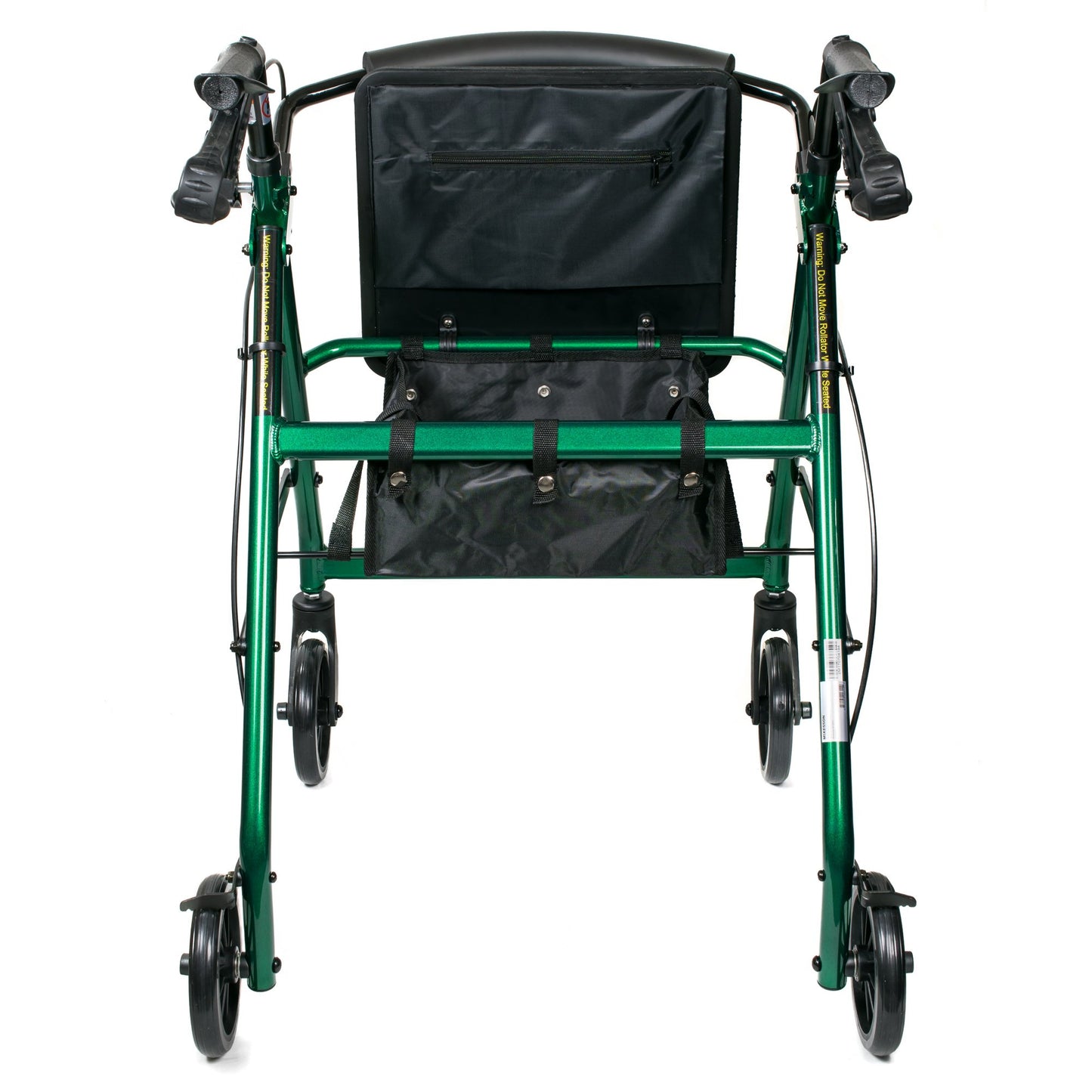 WALKER, ROLLATOR LTWT FOLDING ALUM W/6" WHLS GRN 300LB
